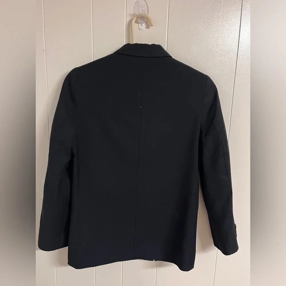 IZOD Boys Black Blazer Jacket Taylor Suit  Size 12